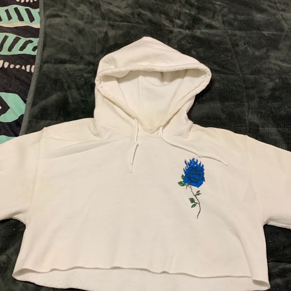 cropped hoodie